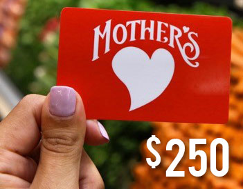 $250 Mother's Gift Card